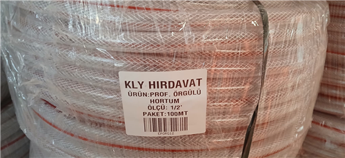 Profesyonel Örgülü Hortum 1/2" 14 kg (100 Mt/Paket)